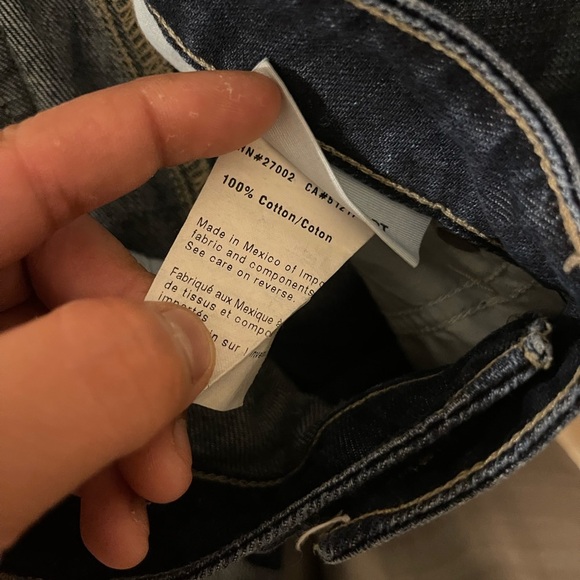 Paige Dark Wash Jimmy Jimmy Blue Jean Shorts w Rolled Hem; 25 - Picture 5 of 6